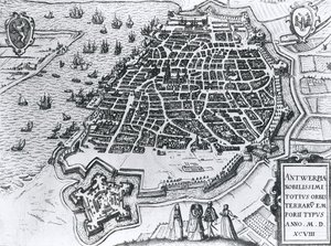 Anvers Haritası, 1598